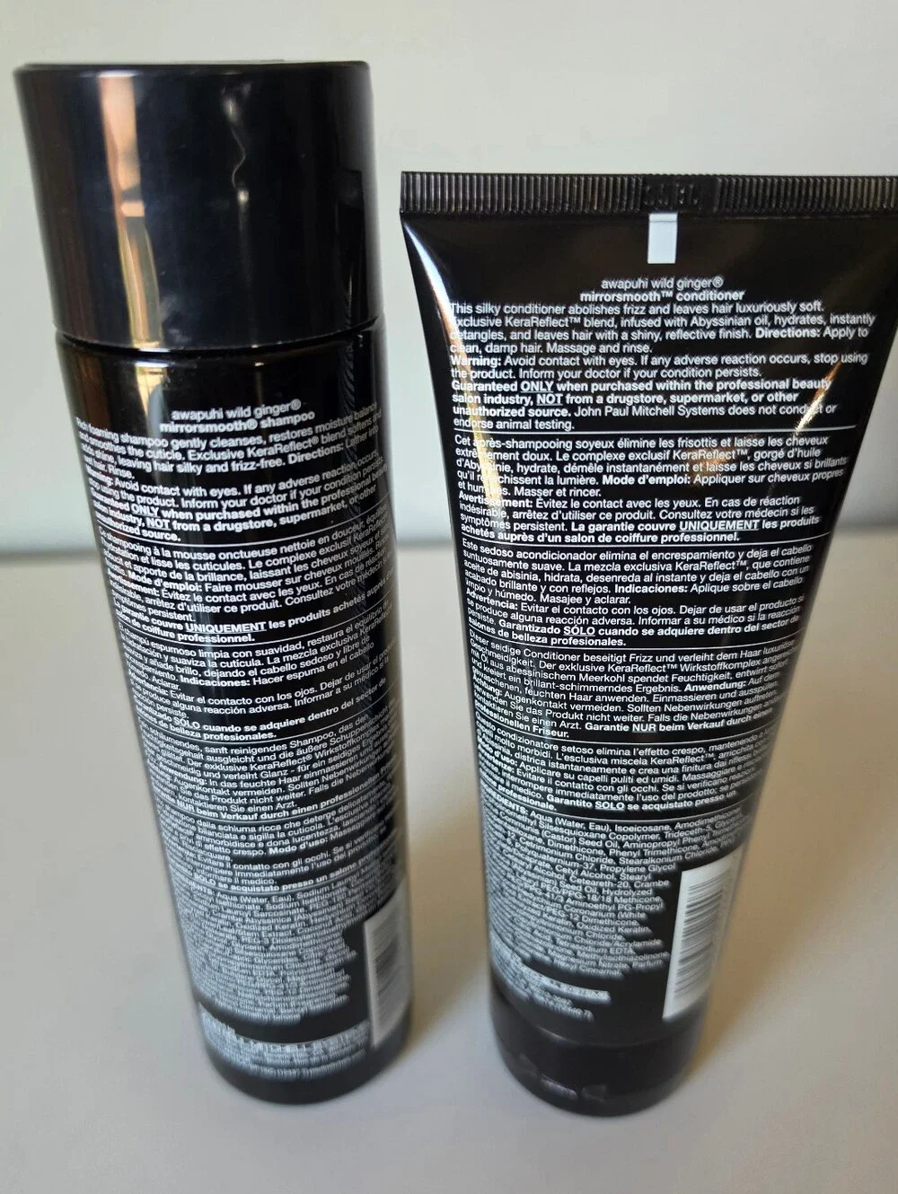 Paul Mitchell Awapuhi Wild Ginger MirrorSmooth Shampoo 8.5oz & Conditioner 6.8oz